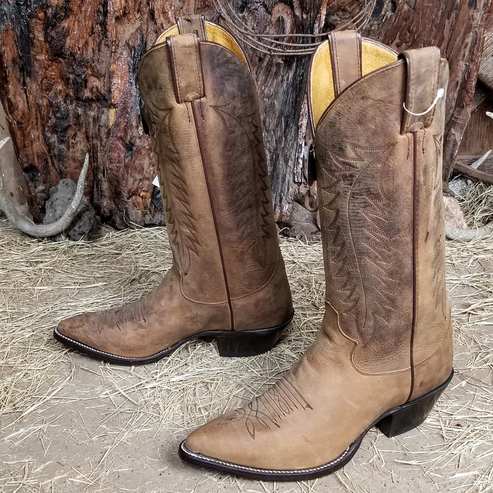 NWT Justin "florica" Bay Apache cowboy boots 8B - Picture 6 of 7
